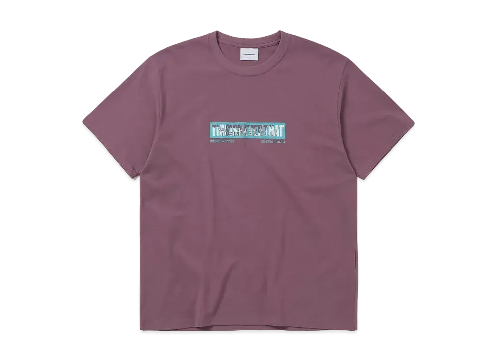 thisisneverthat Skyscraper Tee "Fuchsia"