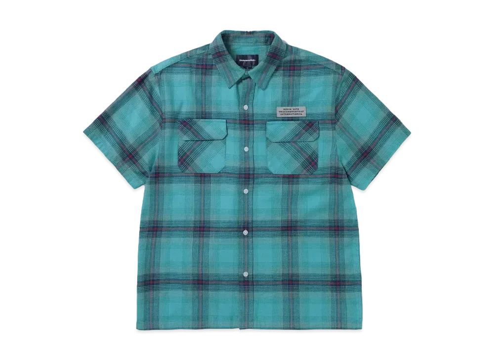 thisisneverthat Ombre Check S/S Shirt "Green"
