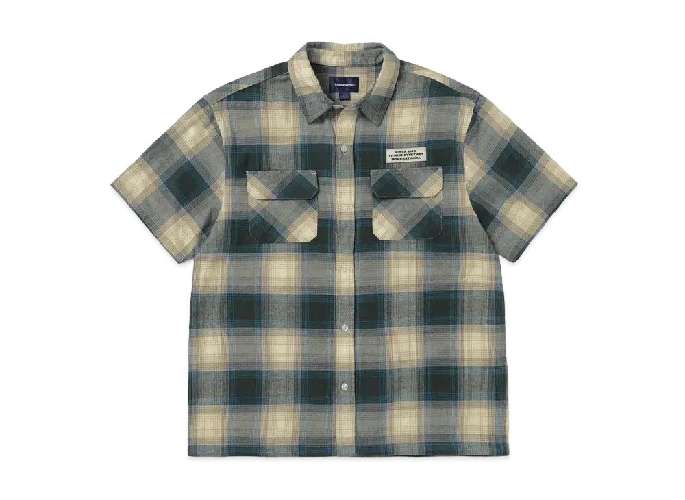 thisisneverthat Ombre Check S/S Shirt "Brown"