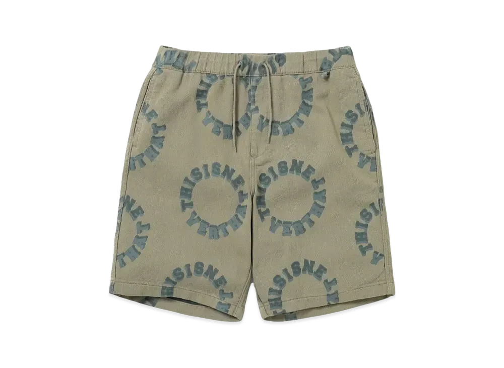 thisisneverthat 2Tone Logo Jacquard Short "Beige"