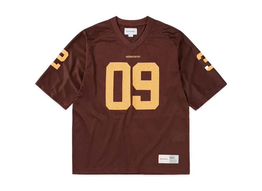 thisisneverthat Mesh Football Jersey "Burgundy"