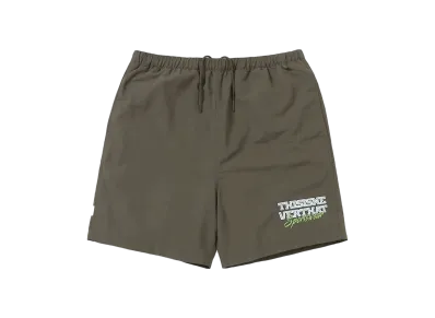 thisisneverthat Big Logo Nylon Shorts "Brown"