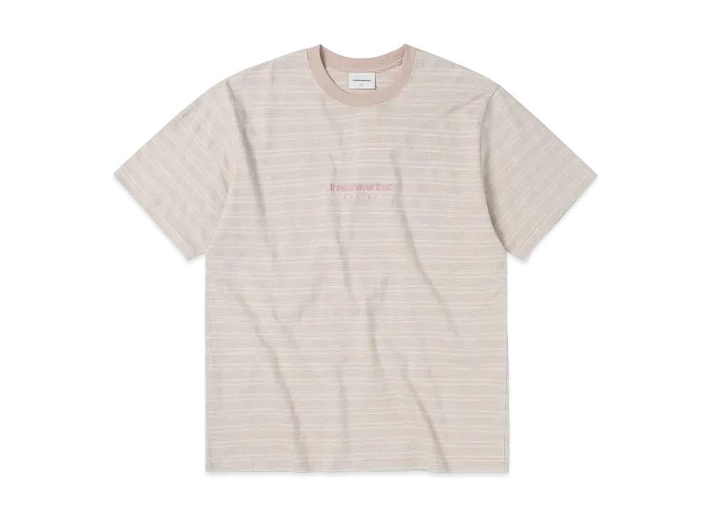 thisisneverthat Micro Striped Tee "Hazy Pink"