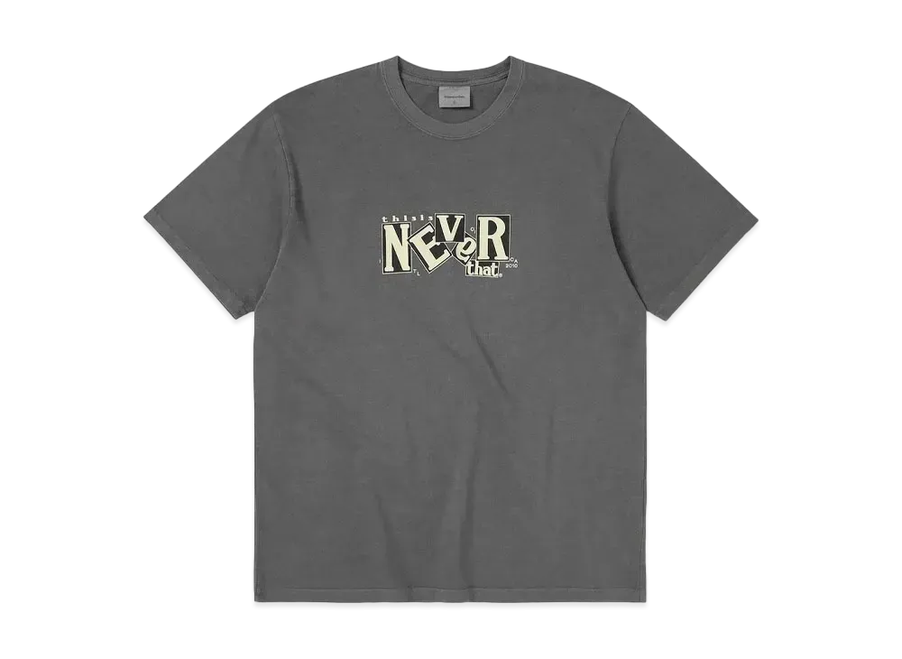 thisisneverthat TNT Records Tee "Charcoal"