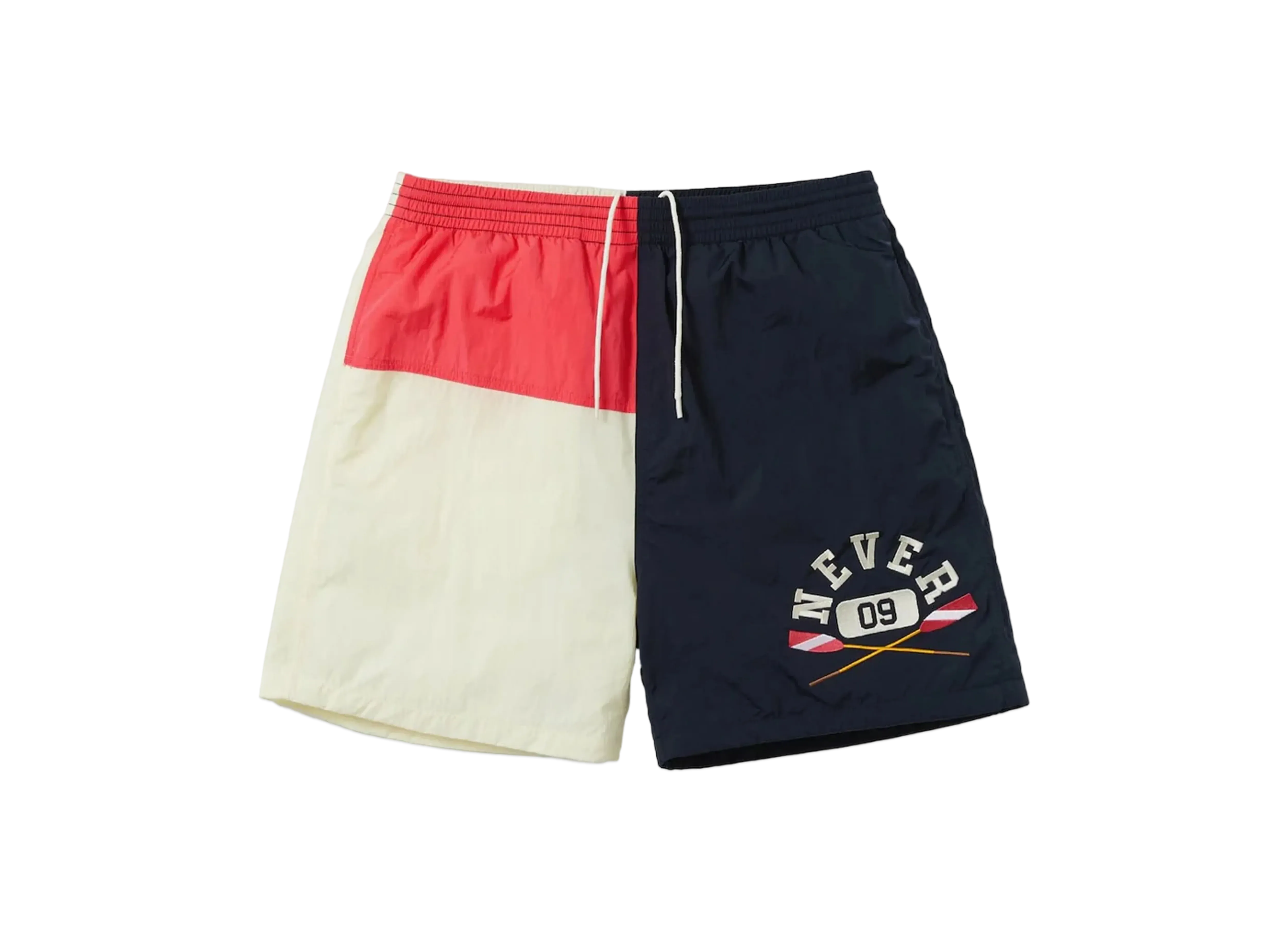 thisisneverthat NEVER Block short "Navy/White"