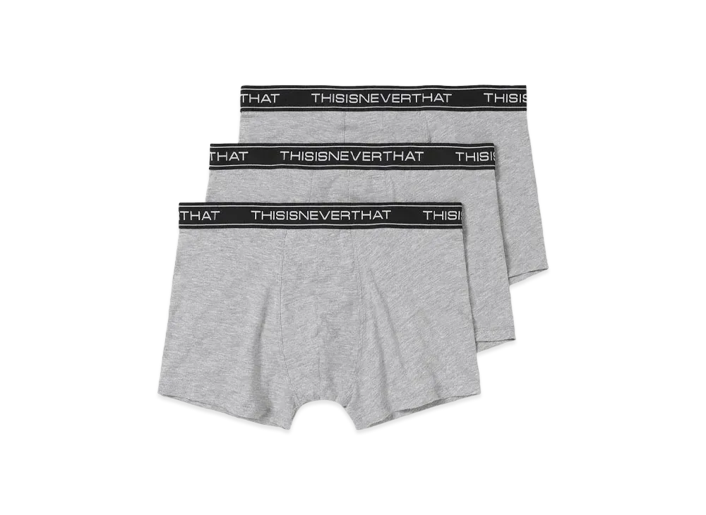 thisisneverthat Cotton Briefs 3Pack "Grey"