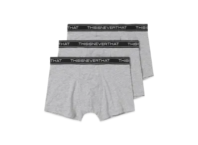 thisisneverthat Cotton Briefs 3Pack "Grey"