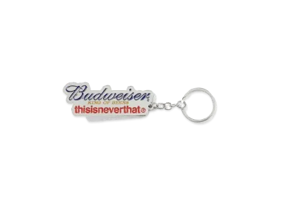 thisisneverthat x Budweiser TNT BUD Opener Keychain "Silver"
