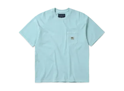 thisisneverthat x FARAH Overdyed Pocket Tee "Light Blue"