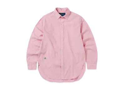 thisisneverthat x FARAH Striped Shirt "Pink"