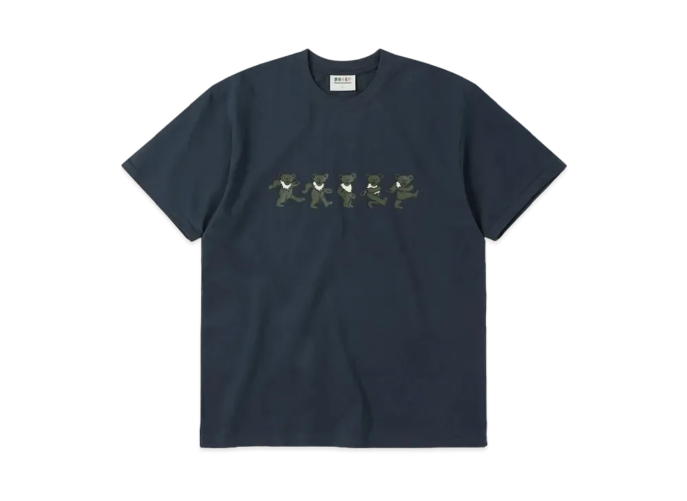 thisisneverthat x Grateful Dead Dancing Bears Tee "Navy"