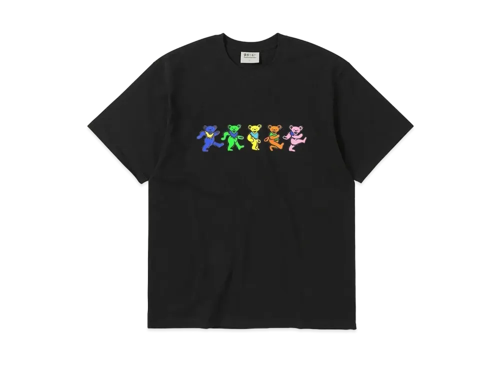thisisneverthat x Grateful Dead Dancing Bears Tee "Black"