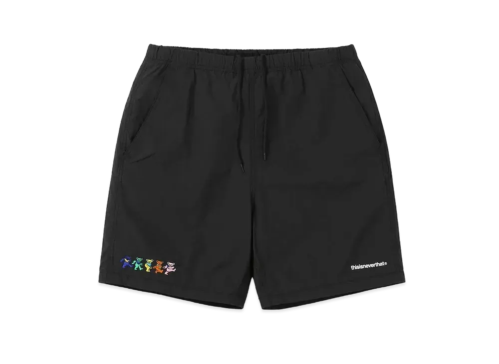 thisisneverthat x Grateful Dead Dancing Bears Wind Short "Black"