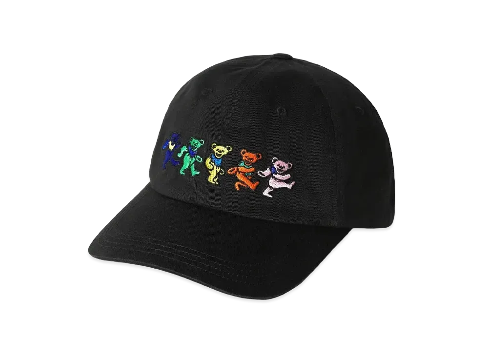 thisisneverthat x Grateful Dead Dancing Bears Cap "Black"