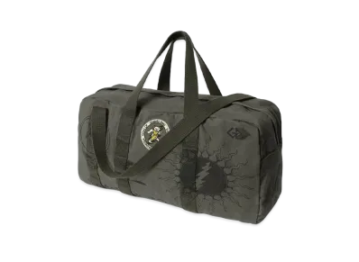 thisisneverthat x Grateful Dead Iconography Duffle Bag "Olive Drab"