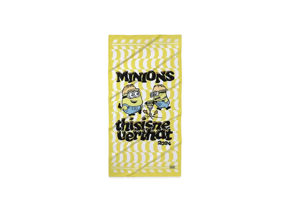 thisisneverthat x TNT MINIONS Beach Towel "Yellow"
