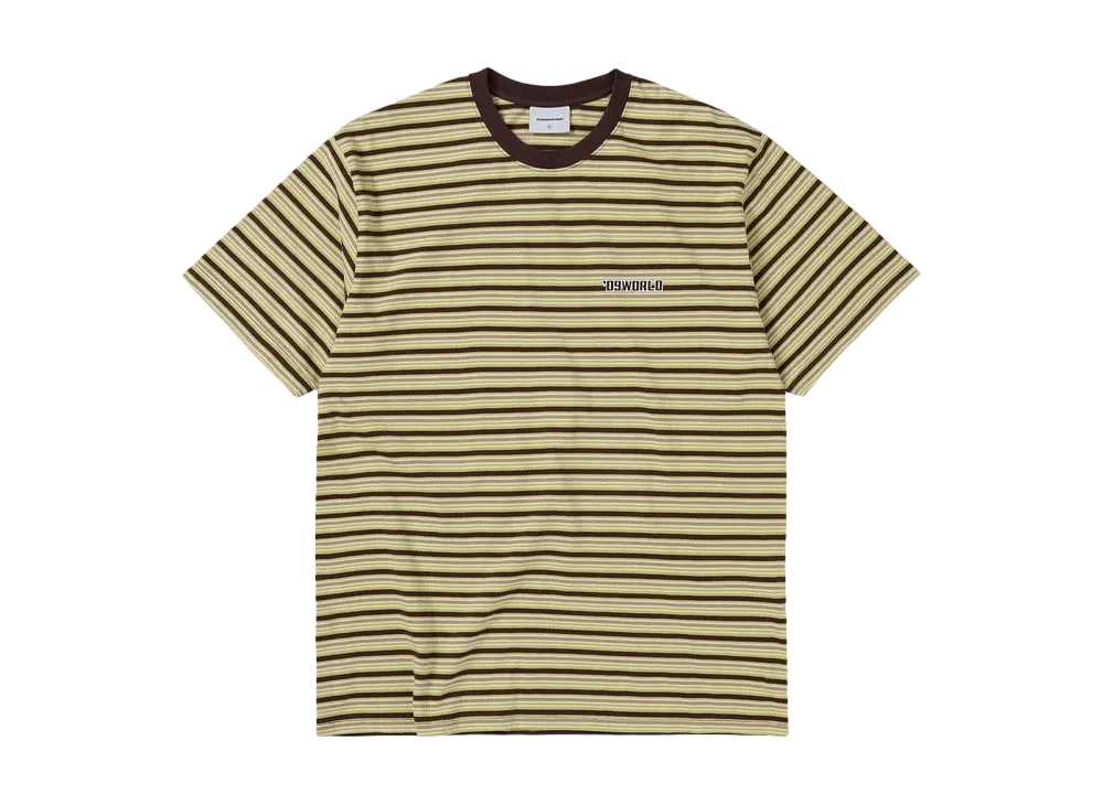 thisisneverthat '09World Striped Tee "Brown"