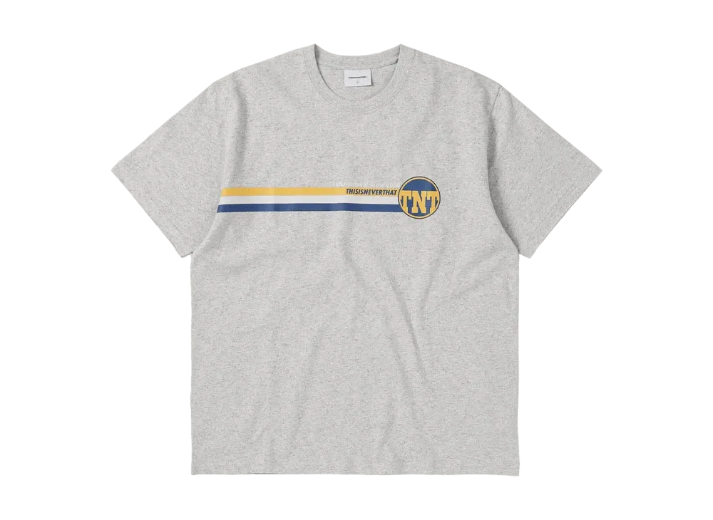 thisisneverthat TNT Track Lines Tee "Heather Grey"
