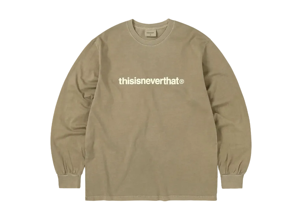 thisisneverthat T-Logo L/S Tee "Coffee"