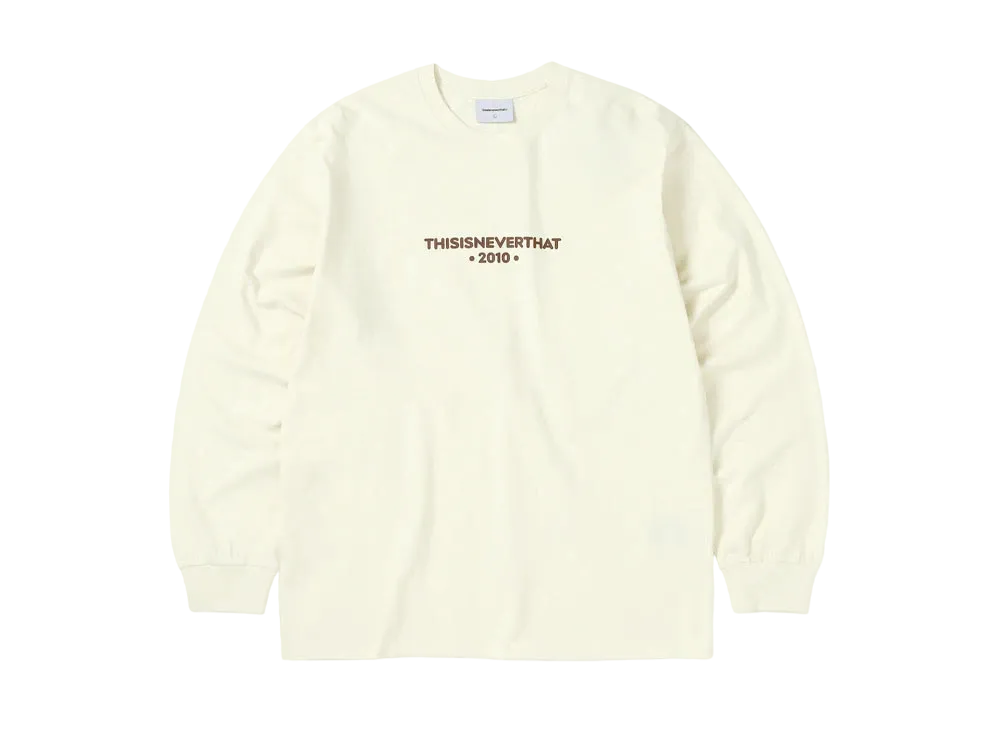 thisisneverthat R-Logo L/S Tee "Natural"