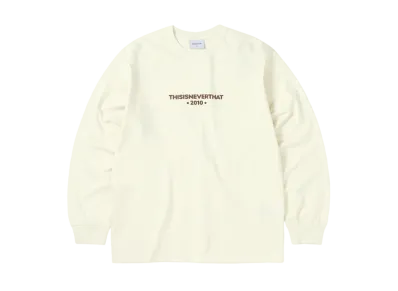 thisisneverthat R-Logo L/S Tee "Natural"
