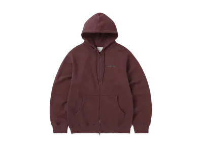 thisisneverthat DSN-Logo Zip Up Hoodie "Burgundy"