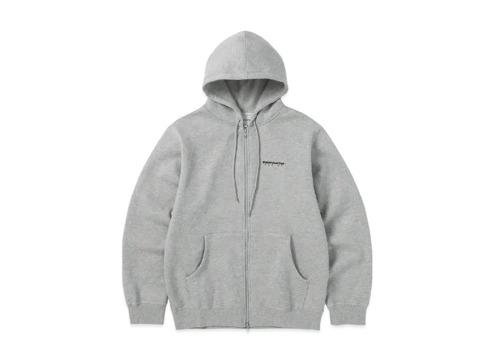 thisisneverthat DSN-Logo Zip Up Hoodie "Heather Grey"