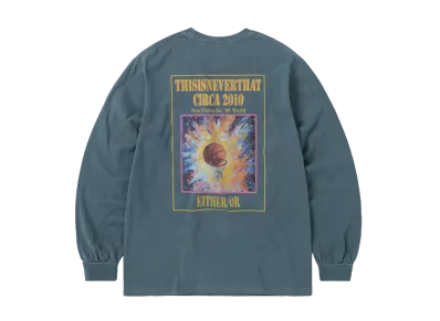 thisisneverthat Basketball Hoop L/S Tee "Navy"