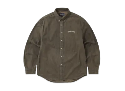thisisneverthat Washed Denim Shirt "Brown"