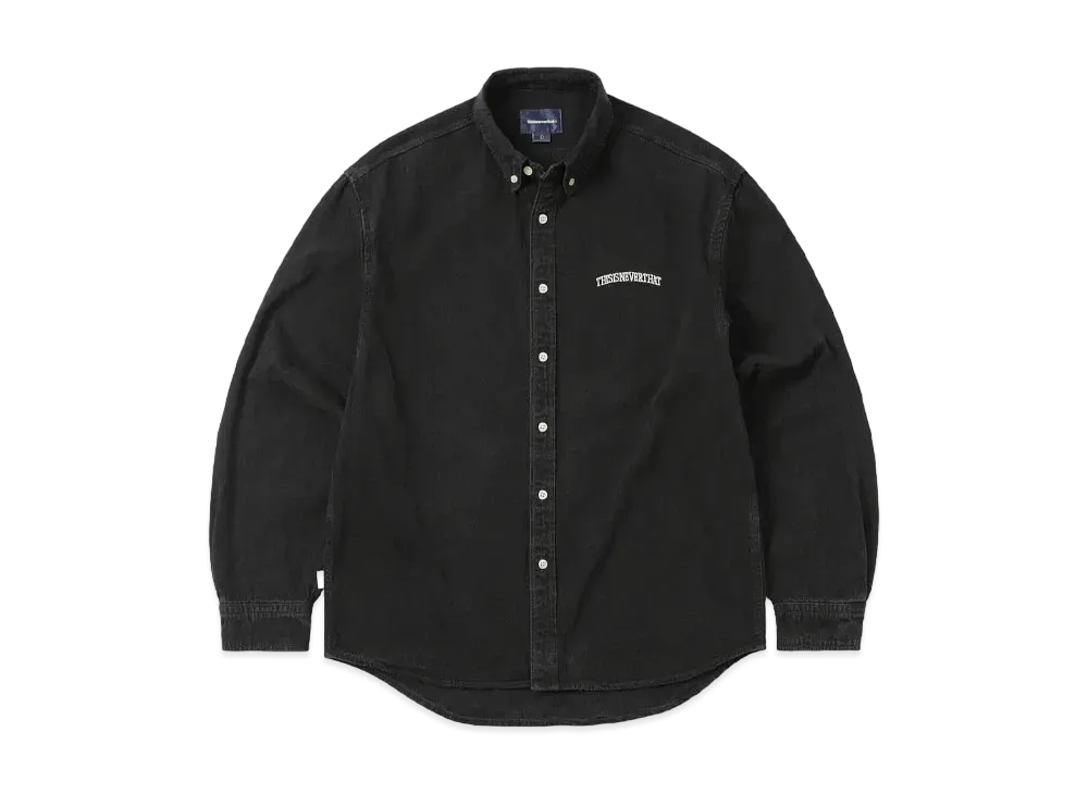 thisisneverthat Washed Denim Shirt "Black"