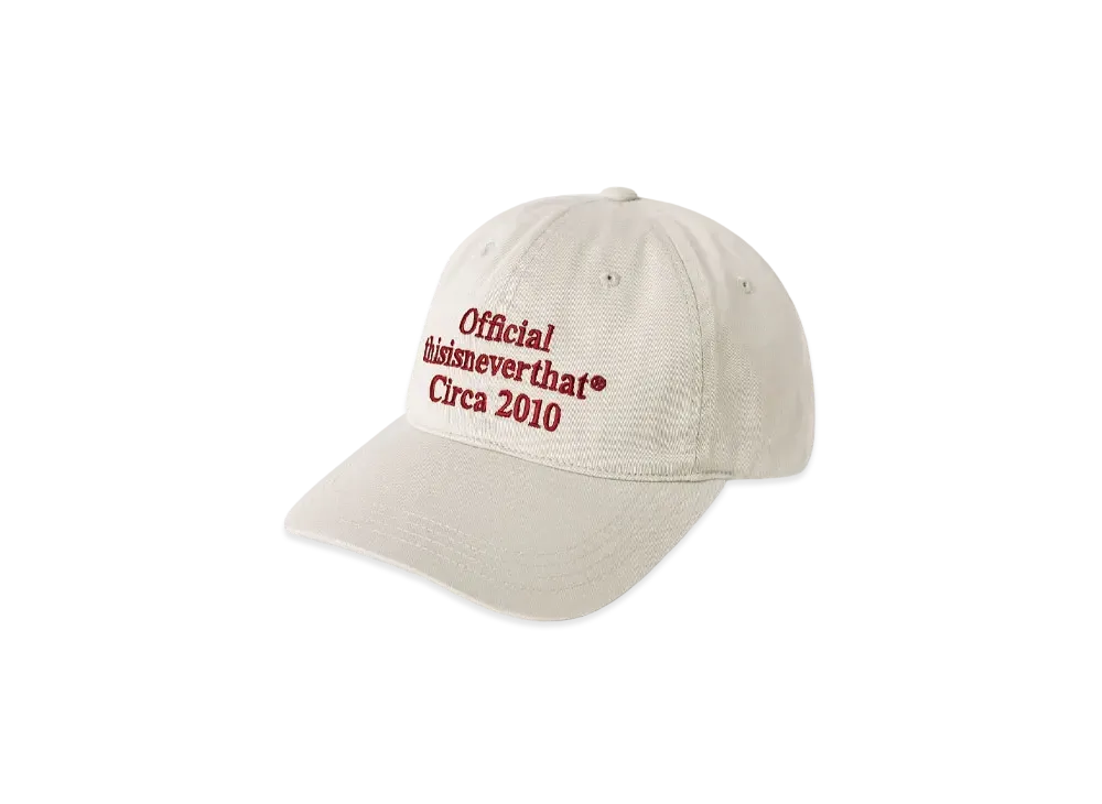 thisisneverthat Times Cap "Off White"
