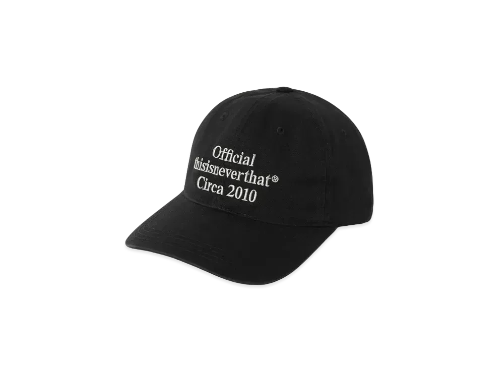 thisisneverthat Times Cap "Black"
