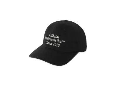 thisisneverthat Times Cap "Black"