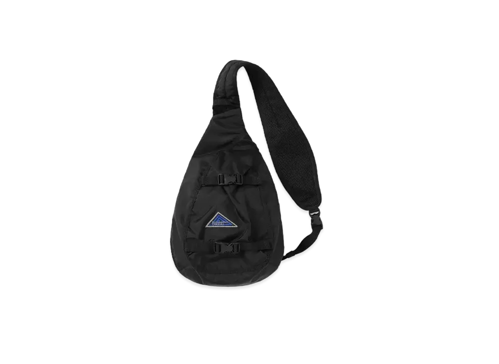 thisisneverthat Washed Nylon Sling Bag "Black"
