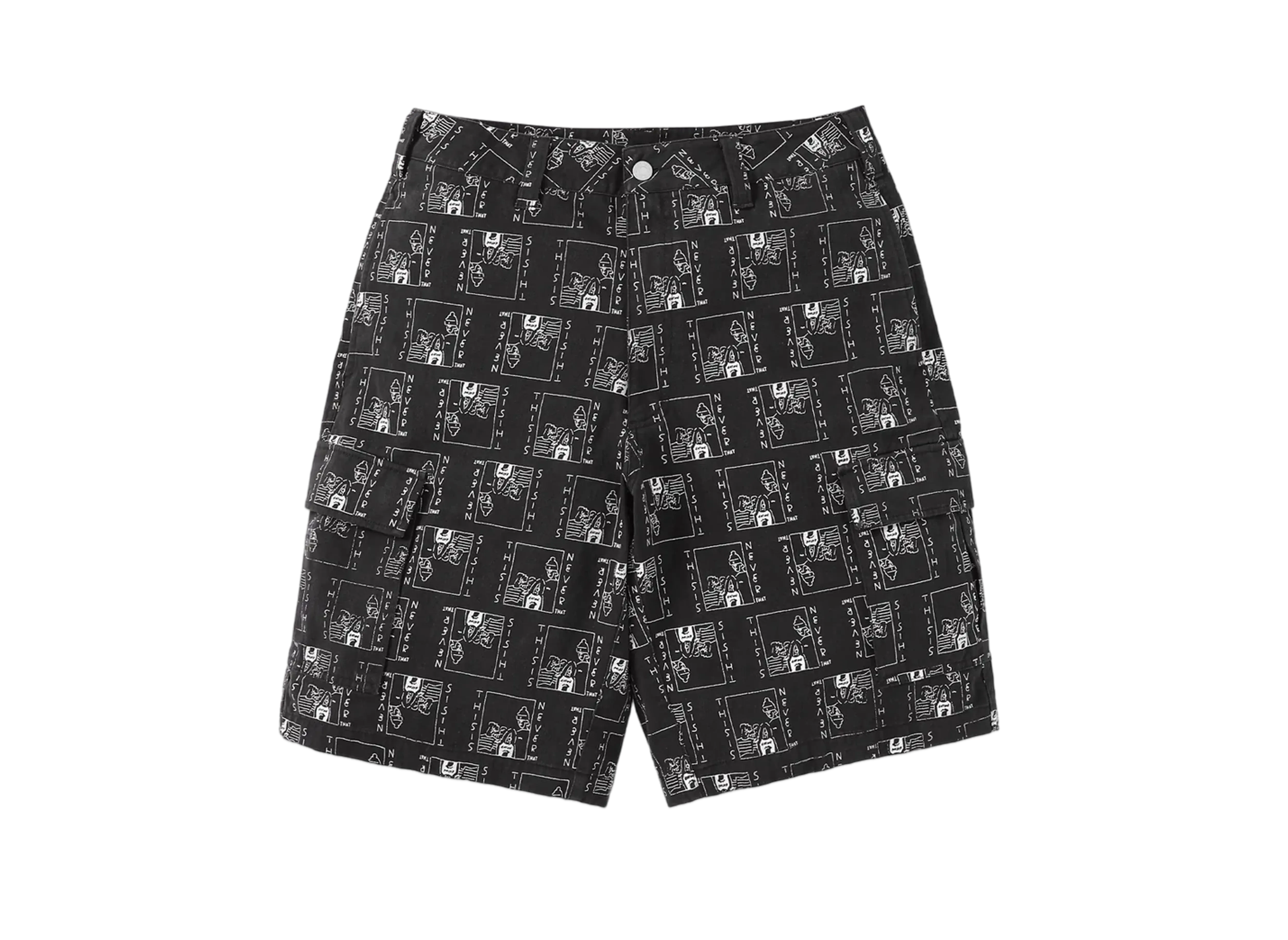 thisisneverthat x Yu Nagaba Cargo Short "Off Black"