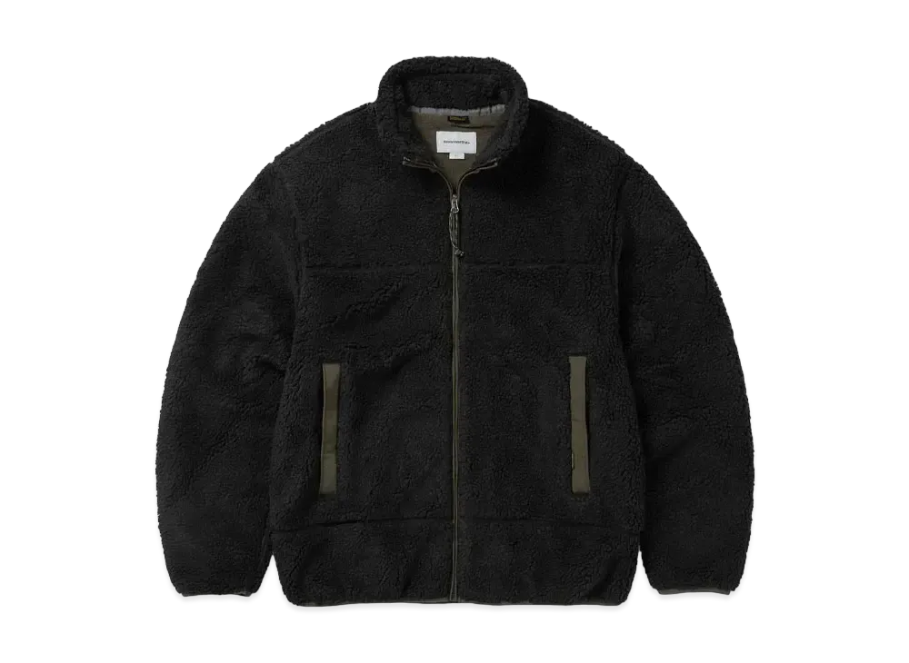 thisisneverthat T Sherpa Fleece Jacket "Black"