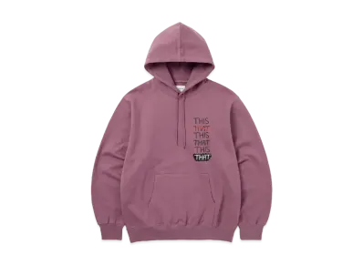 thisisneverthat THISTHAT Skate Hoodie "Fuchsia"