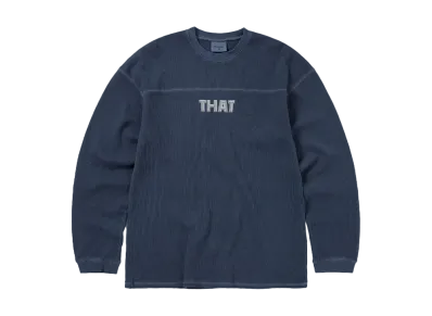 thisisneverthat THAT Waffle L/S Tee "Warm Blue"