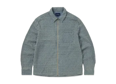 thisisneverthat Damaged Denim Shirt "Washed Blue"