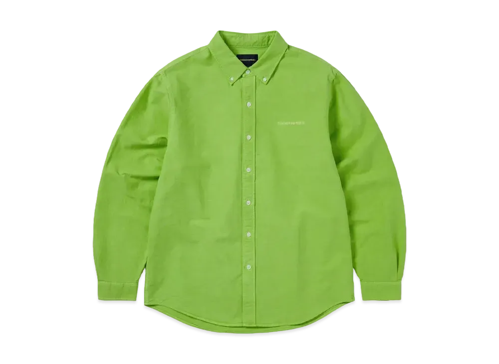 thisisneverthat Overdyed T-Logo Oxford Shirt "Green"