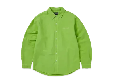 thisisneverthat Overdyed T-Logo Oxford Shirt "Green"