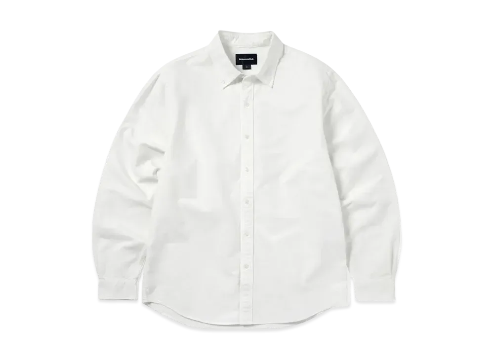 thisisneverthat Overdyed T-Logo Oxford Shirt "White"