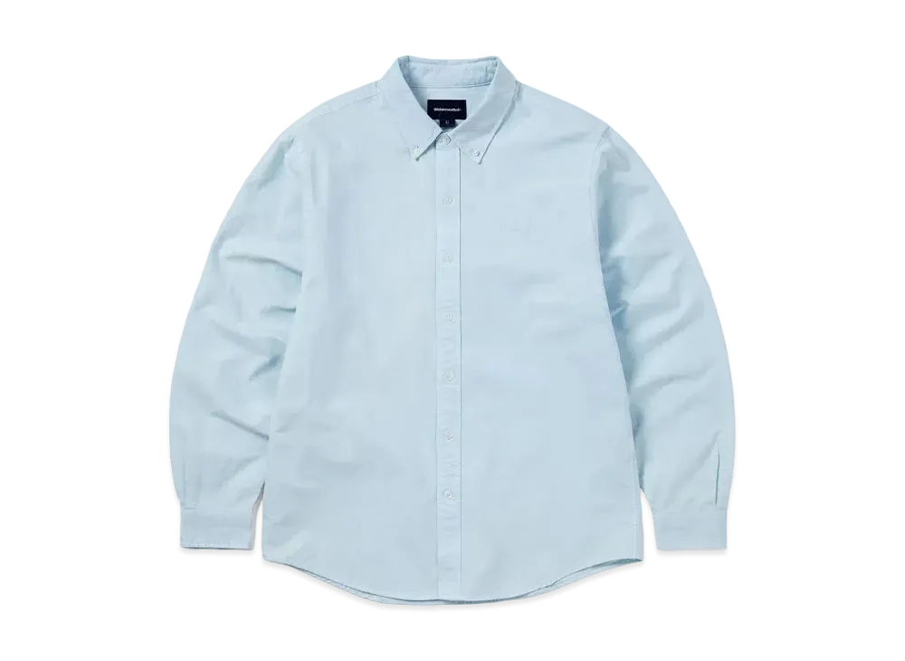 thisisneverthat Overdyed T-Logo Oxford Shirt "Blue"