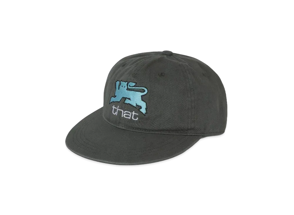 thisisneverthat Overdyed Lion Cap "Charcoal"
