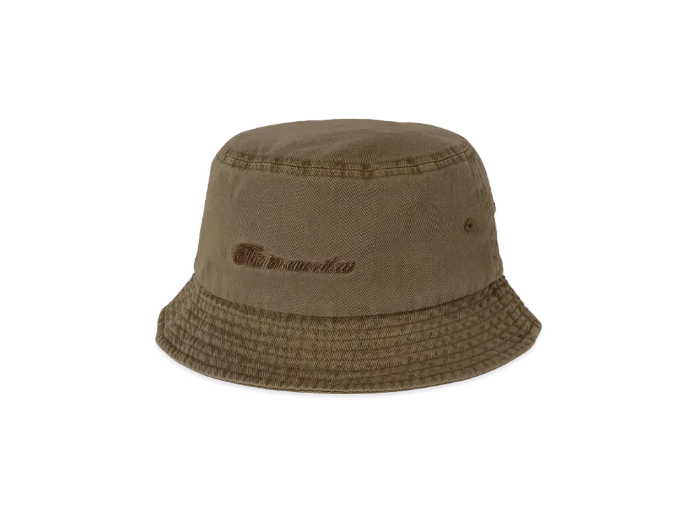 thisisneverthat Overdyed SCT-Logo Bucket Hat "Beige"