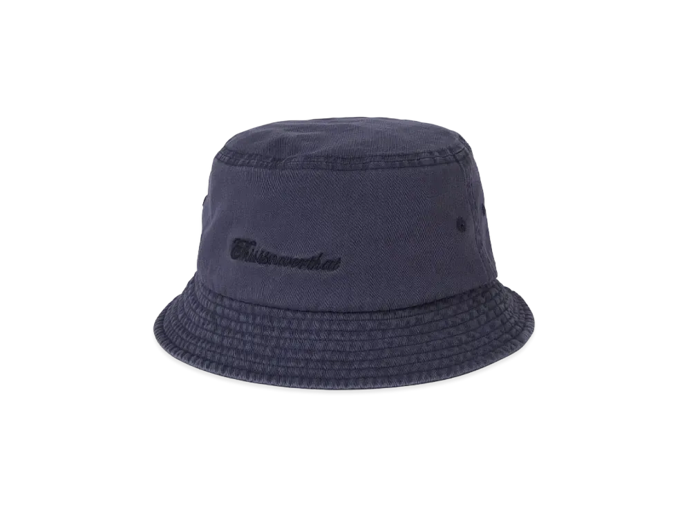 thisisneverthat Overdyed SCT-Logo Bucket Hat "Navy"