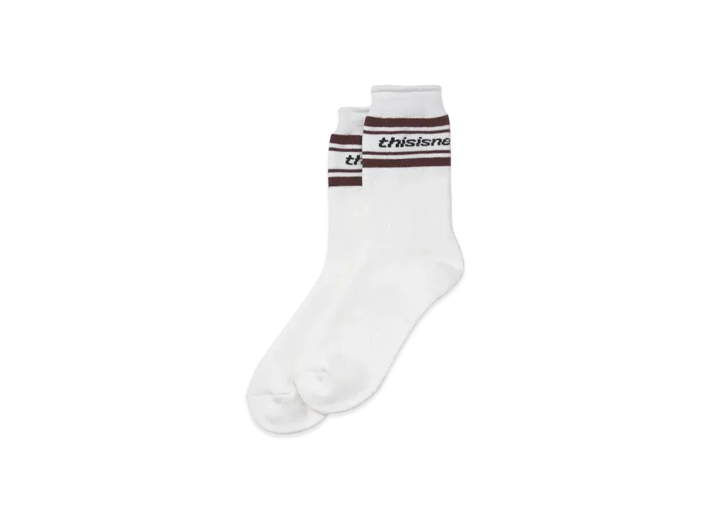 thisisneverthat Striped Socks "White"