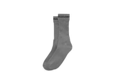 thisisneverthat D/SP-Logo Socks "Charcoal"
