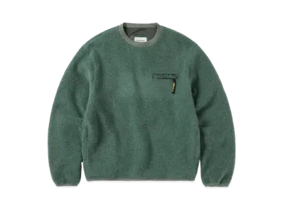thisisneverthat x GORE-TEX WINDSTOPPER Wool Fleece Crewneck "Teal"