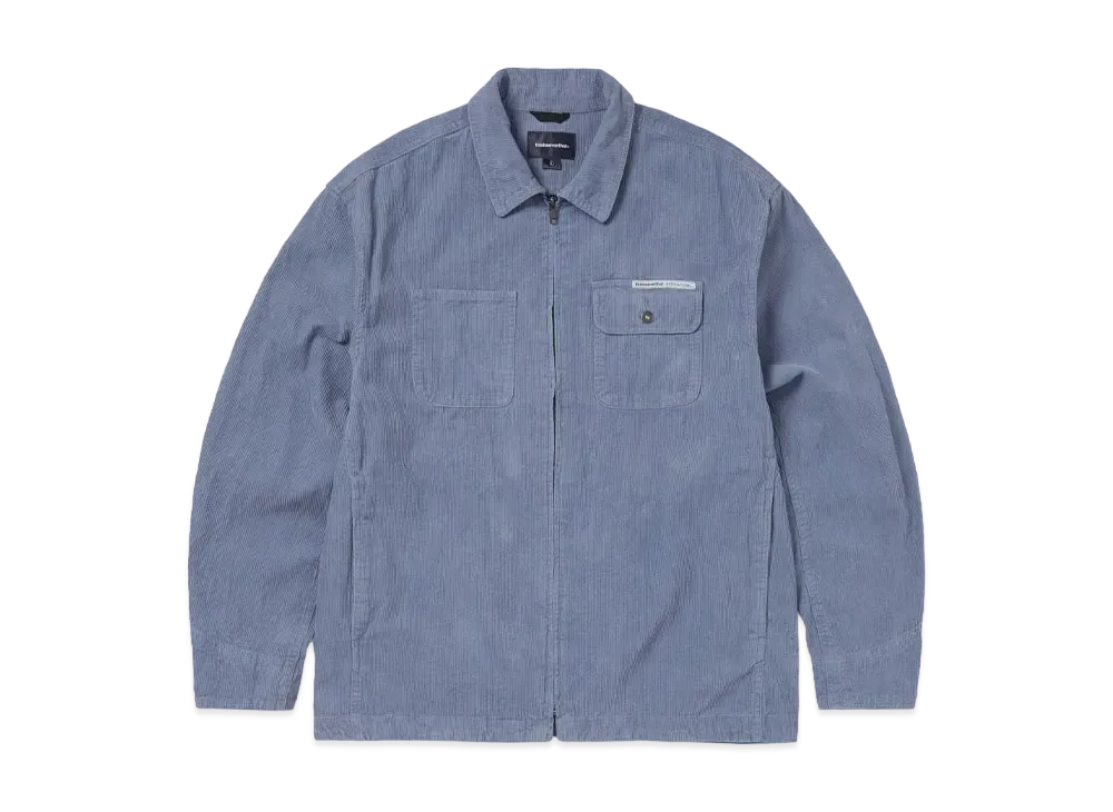 thisisneverthat Washed Corduroy Zip Jacket "Light Indigo"